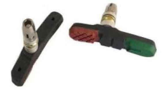 Колодки тормозные RBT24016, МТВ,72мм, черный\красный\зеленый