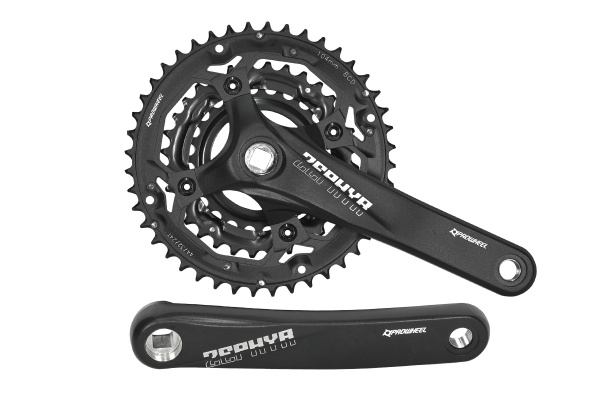 Система PROWHEEL ZEPHYR-851,(44/32/24)175мм,AL-6061-T6,CHAINLINE:50,BCD:104/64,под квадрат 113,черный